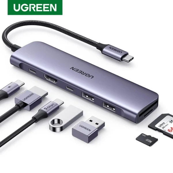 UGREEN 7 in 1 USB C Hub