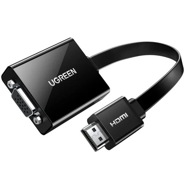 UGREEN Active HDMI to VGA Adapter with 3.5mm Audio Jack