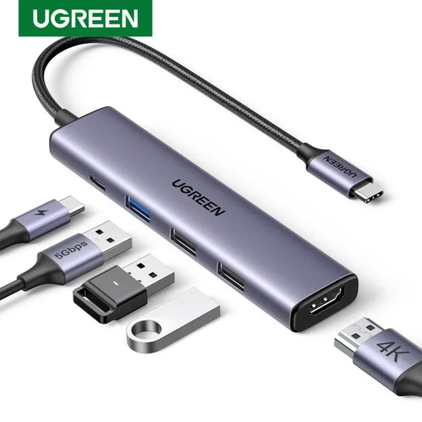 UGREEN 5 in 1 USB C Hub