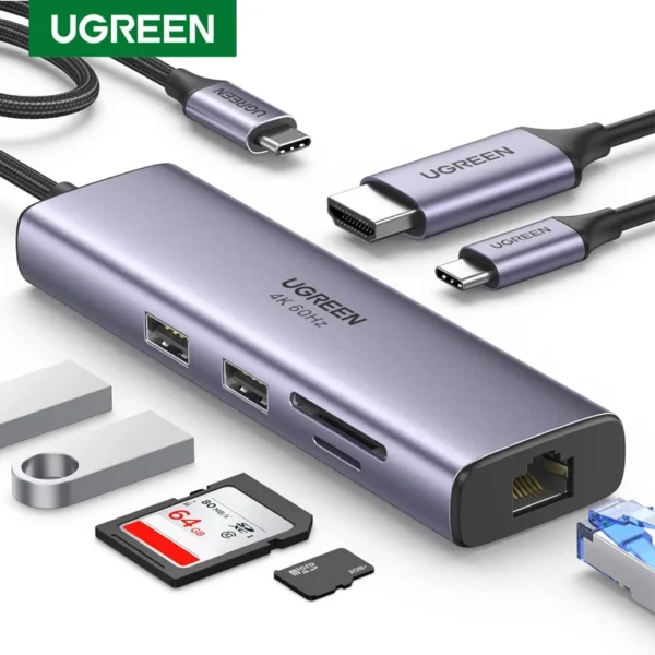 UGREEN USB C Hub 7 in 1